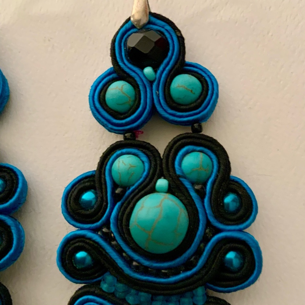 SOUTACHE…earrings - Picture 2 of 6